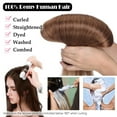 thumbnail image 6 of Benehair 100% Real Remy Human Hair Extensions Clip In Thick Double Weft Full Head 10"-24" Long Soft Brown Women Soft, 6 of 10