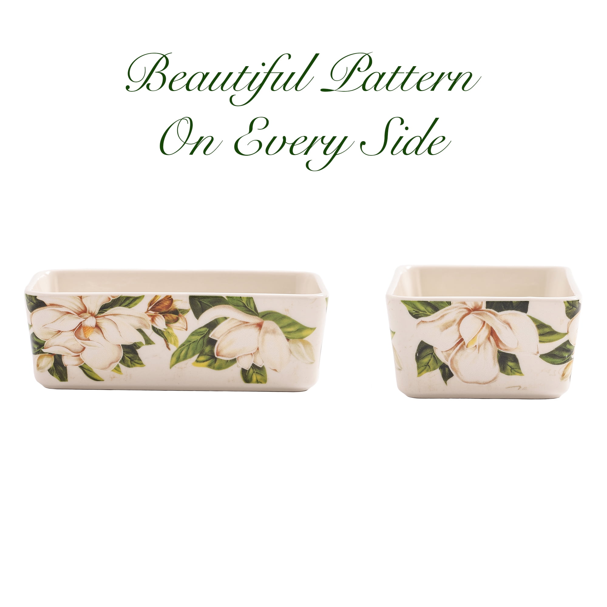 2pc Stoneware Bread Loaf Pan & Lid Cream/Clay - Hearth & Hand™ with Magnolia