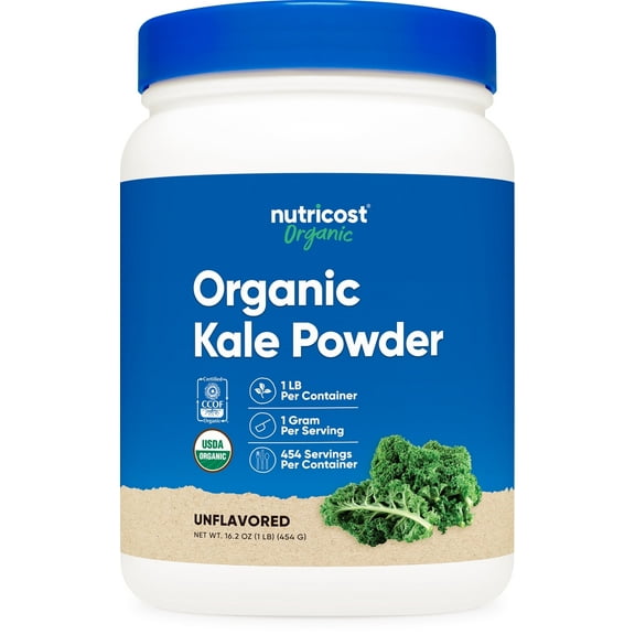 Nutricost Organic Kale Powder 1LB - All Natural Supplement