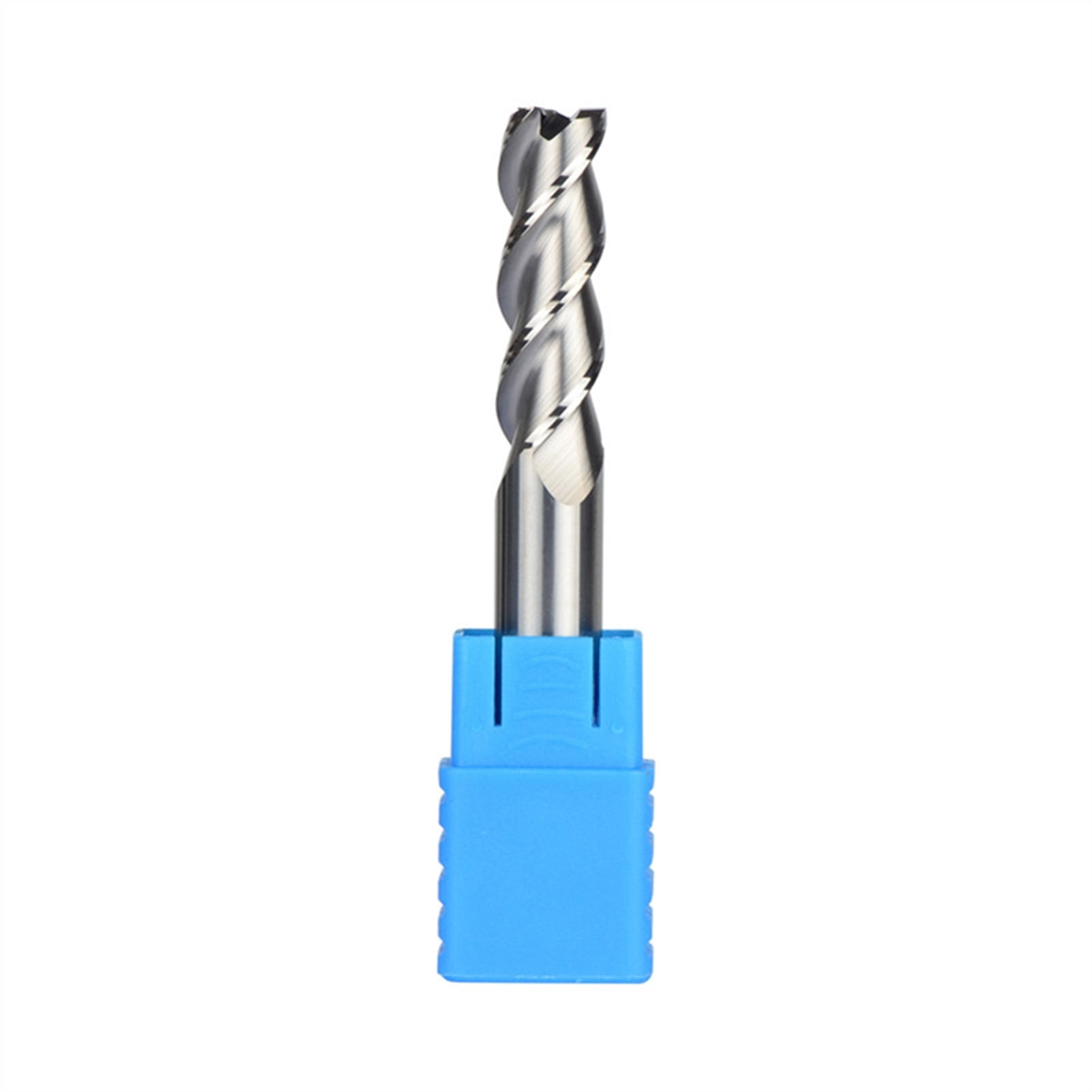 5pcs D12-12-75 Tungsten Steel End Mills 3 Flute Flattened Head Milling Cutters Carbide End mills HRC45 Suitable for Aluminum