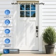 thumbnail image 5 of Veise Fingerprint Keyless Entry Door Lock, Electronic Keypad Deadbolt for Front Door, Anti-Peeping, Matte Black, 5 of 8