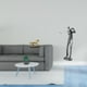thumbnail image 2 of Figura escultórica coleccionable, adorno para escritorio, estantería, mueble de sala de estar, decoración del hogar, figura moderna de golf de resina., 2 of 8