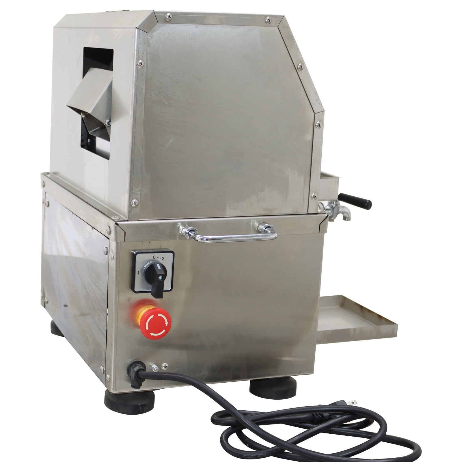 Electric Desktop 3-Roller Sugarcane Juicer High Juice Extraction Rate Stainless Steel Sugar Cane Juicer