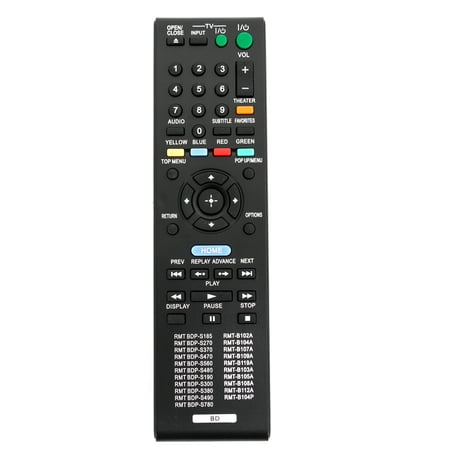 New Replace Remote for Sony Blu-ray BDP-S185 BDP-S270 BDP-S370 BDP-S470 BDP-S560