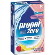Propel Zero Raspberry Lemonade Water Beverage Mix, 0.7 Oz., 10 Count
