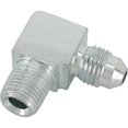 thumbnail image 2 of 90 Degree -3 AN to 1/8 NPT Steel Adapter Fitting, 2 of 8