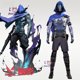 thumbnail image 4 of Juego Valorant Omen Cosplay Omen Disfraz Zapatos Capa Máscara Riñonera Mono Fiesta de Halloween Uniforme de Moda Conjunto de Hombre, 4 of 5