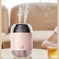 thumbnail image 4 of Cateissary Humidificador de aire eléctrico de gran capacidad con luz nocturna, difusor para interior de coche, rociador, dormitorio, sala de Electrodomésticos Rosado, 4 of 5