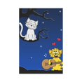 thumbnail image 3 of MKHERT Cats Singing Love Songs Valentines Day Garden Flag Banner Decorative Flag for Wedding Party Yard Home Outdoor Decor 12x18 inch, 3 of 3