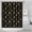 Black Sun Moon, variant on Blue Sun Moon Cloud Star Comet Pattern Shower Curtain 36"x72" ,Bathroom Decorative Shower Curtains Set with 12 Hooks,Modern Waterproof Washable Shower Curtain
