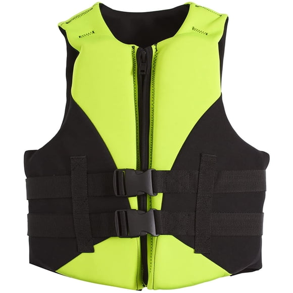 Professional Life Jacket Kids Warm Buoyancy Vest Water Sports Neoprene Life Vest for Rafting, Swimming, Boating