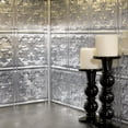 thumbnail image 5 of FASÄDE Traditional Style/Pattern 10 Decorative Vinyl 18in x 24in Backsplash Panel in Brushed Aluminum (5 Pack), 5 of 8
