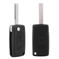thumbnail image 1 of Mando a distancia de coche de 2 botones ID46 433MHz con hoja sin cortar para Peugeot 207 307 308 407 807, 1 of 12