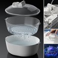 thumbnail image 3 of Defrosting Tray for Frozen Meat 4 in 1 Meat Defroster with Draining Basket 360° Atomized Stereoscopic Defrosting Box USB Rechargeable Defrosting Tray for Frozen Fish Veggies Meat, 3 of 11