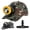 Yellow, variant on Yongkist Rechargeable LED Mining Headlamp with Hard Hat, Waterproof White Light, Camouflage Miner Cap, Durable Headlight for Underground Work and Outdoor Use