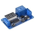 thumbnail image 3 of Módulo de relé de temporización de ciclo infinito intermitente de 12 V con interruptor de control de tiempo MCU y pantalla LED, 3 of 14