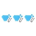 thumbnail image 2 of Maytalsory 20 Pieces Car Wheel Nut Caps Auto Hub Screw Head Cover Plastic Replacement Dust-proof Automobile Rims with Clip Blue 21mm 3Set, 2 of 6