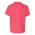 thumbnail image 3 of T-Shirt Jeunesse Softstyle, L, Rouge Chiné, 3 of 3