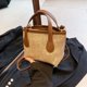 thumbnail image 2 of Bolso de mano retro de temperamento simple, nuevo y versátil bolso de hombro tipo bandolera tipo cubo para mujer, primavera 2025, 2 of 5