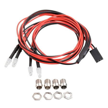 

DOYOUNG 4 Light Kit RC Car Accessories Led RC Car Light for 1/10 1/8 RC Drift /Flat Car