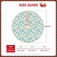 thumbnail image 2 of Disketp Daisy Floral A Christmas Tree Skirt, Christmas Tree Decorations, Christmas Decor, Tree Mat Decoration(30-48IN)-36", 2 of 6