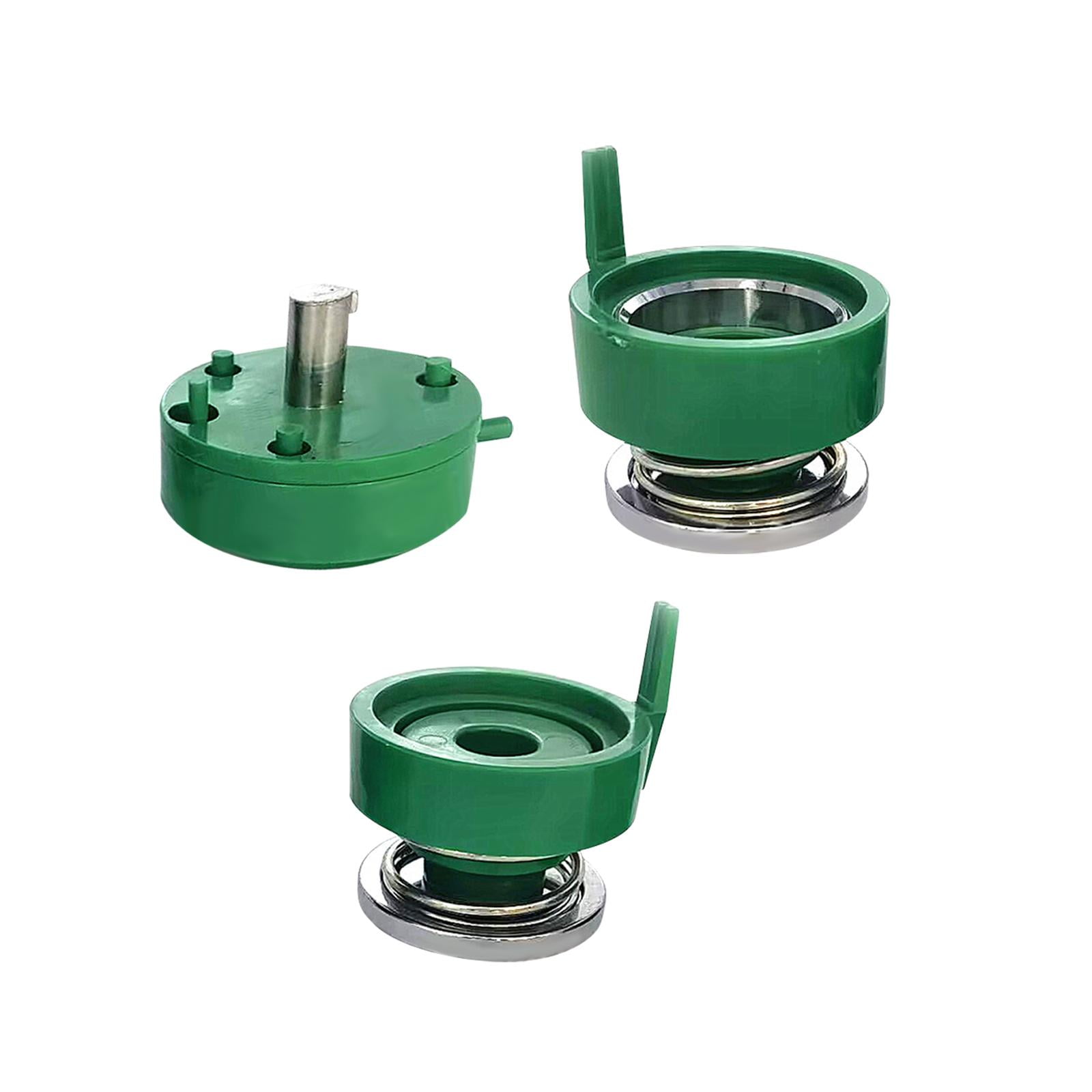Badge Making Badge Button Mould Top, Bottom  Badge Machine Round Interchangeable Die Mould Badge Button Makers Green 58mm