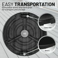 thumbnail image 5 of US Weight Fillable Heavy Duty Free Standing Umbrella Base - Black, 5 of 7