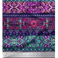 thumbnail image 1 of Soimoi Cotton Duck Fabric Stripe,Mosaic & Mandala Kaleidoscope Print Fabric by the Yard 42 Inch Wide, 1 of 1