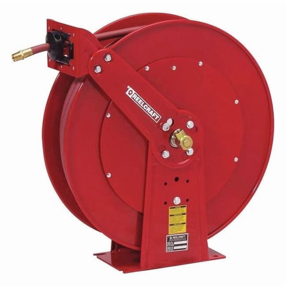 Reelcraft Spring Return Hose Reel,3/8" MNPT,75 ft 81075 OLP