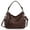 Coffee, variant on Leather Hobo Bag Women Retro PU Bag Large Crossbody Shoulder Bag Casual Handbag Purse Top-handle Satchel Bags Black