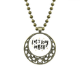 thumbnail image 1 of Restons au Lit Citation Handwrite Pendentif Étoile Collier Chaîne de Lune Bijoux, 1 of 3