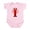 Petal Pink, variant on CafePress - Lobster Infant Bodysuit - Baby Light Bodysuit, Size Newborn - 24 Months