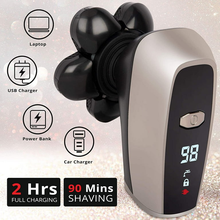  Sakioo Electric Head Shaver for Bald Men, 6 in 1 Mens