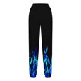 thumbnail image 5 of Samickarr Sweatpants for Women Fall Trendy Drawstring Elastic High Waist Cinch Bottom Baggy Jogger Pants Comfy Bottom Printed Casual Athletic Trousers, 5 of 5