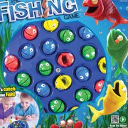 Ambassador Games: The Fishing Game - Classic Animated Arcade-Themed Game, Use The Rod To Catch Spinning & Chomping Fish, Kids Ages 3+, 2-4 Players