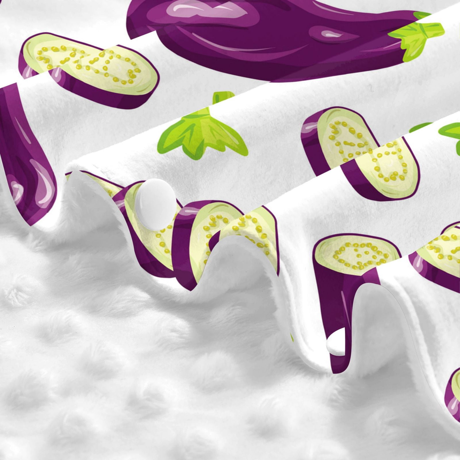 Car Seat Cover Baby - Eggplant slices purple Breathable Infant Car Seat Cover for Baby Carseat, Lightweight Comfort Baby Essentials Must Haves Newborn Stuff for Girl Boy