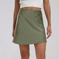 thumbnail image 2 of Siilsaa Knee Length and Midi A-Line Flowy Skirt | Comfortable Clothes for Women AG,L, 2 of 5