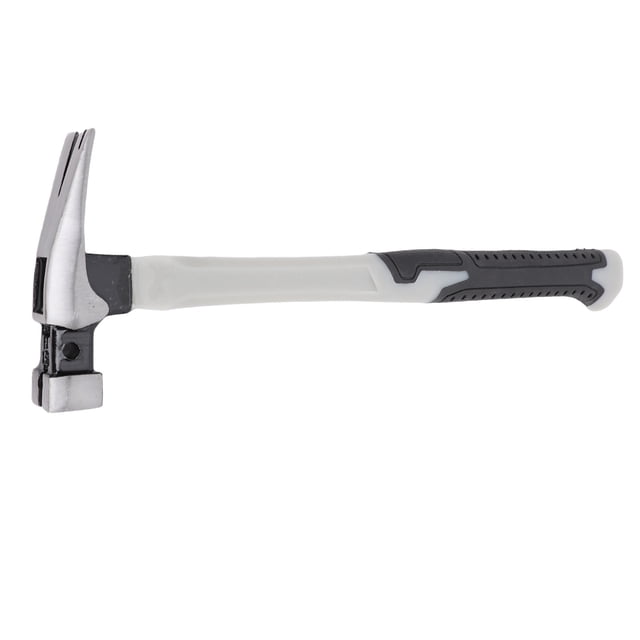 Hammer De Estaca De Campamento, Martillo Cuadrado Magnético De Fibra De Carbono, Martillo De Uñas De Goma Ergonómica Sin Deslizamiento