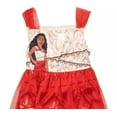 thumbnail image 2 of Moana Ocean Princess Toddler Girl's Sleeveless Satinet and Tulle Nightgown, Gown, Size 5T, 2 of 2