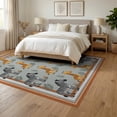 thumbnail image 3 of ODIKA Alphabet Learning Design With Friendly Educational Motifs Zoo Animal Refined Foldable Easy Care for Queen Size Bedroom, Under Bed, Master Suite, 3 of 7