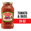 Bertolli Tomato and Basil Sauce, Authentic Tuscan Style Pasta Sauce Made with Vine-Ripened Tomatoes, Summer-Leaf Basil and Olive Oil, 24 OZ