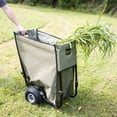 thumbnail image 4 of Lehman's Foldable Wheelbarrow Firewood Cart, Sturdy Wheel Barrow for Yard Cleanup Log Transport and Outdoor Tasks, Collapsible For Easy Storage, 4 of 7