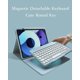 thumbnail image 4 of Mouse Keyboard Case for iPad 10.2" 9th/8th/7th Gen, Wireless Detachable Bluetooth Keyboard for iPad Air 3 (3rd Gen)/iPad Pro 10.5" Case (Dark Pink), 4 of 4