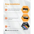 thumbnail image 2 of 5 Pack 410XL Ink Cartridges for Epson 410 Ink Cartridges Combo Pack Remanufactured for Epson 410XL Works with Epson Expression XP-830 XP-7100 XP-640 XP-530 (Black, Cyan,, 2 of 6