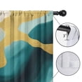 thumbnail image 4 of Blackout Kids Curtains,Teal Gold Marble Childrens Insulated Curtains Set Of 2,Bedroom Essentials,Toddler Room Decor 52x63in(132x160cm), 4 of 4