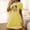 Yellow, variant on Elvqul Nightgowns for Women Under $10 Pajamas Dress for Women Black Short Sleeve Nightgowns