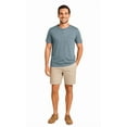 thumbnail image 5 of (2 pack) Turtle Bay New York Men's Short Sleeve Henley Relaxed Fit Shirt with Pocket, 5 of 9