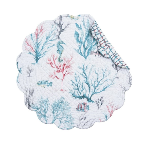 St.Vincent Round Single Placemat, 17"