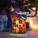 thumbnail image 5 of Navidad LED Village House Party Atmósfera Resina Casa luminosa para el hogar (F) JShteea Libre de BPA, 5 of 7