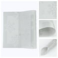 thumbnail image 5 of Unique Bargains 6Pcs Plastic Placemats Table Mats Silver 17.7" x 11.8", 5 of 6